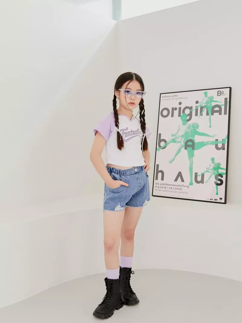 Lilas - Korean Children Fashion - #fashionkids - One Pick Tee - 4
