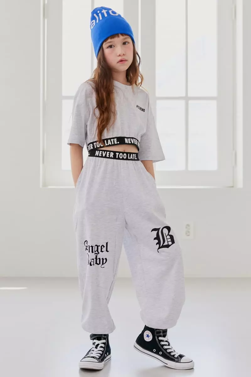 Lilas - Korean Children Fashion - #magicofchildhood - Band Crop Tee - 2