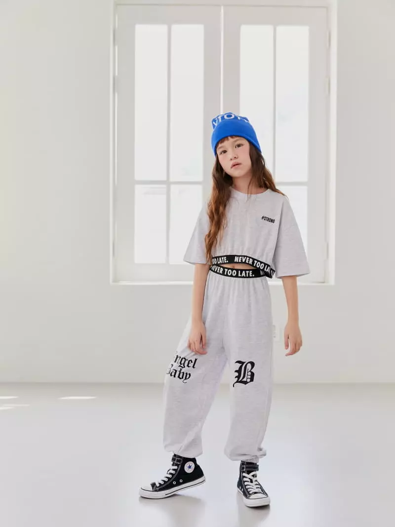 Lilas - Korean Children Fashion - #minifashionista - Band Crop Tee - 3