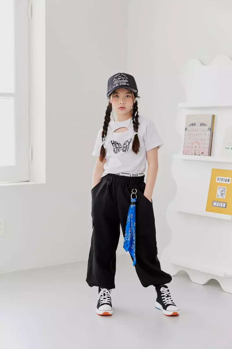 Lilas - Korean Children Fashion - #minifashionista - Cross Tee - 8