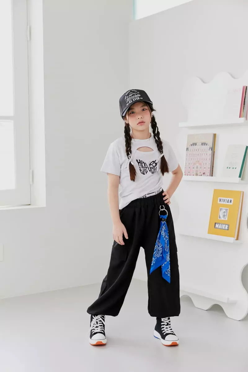 Lilas - Korean Children Fashion - #prettylittlegirls - Cross Tee - 9