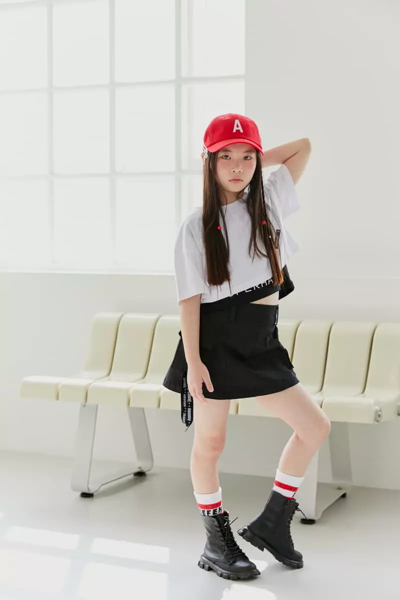 Lilas - Korean Children Fashion - #toddlerclothing - Crop Hollu Tee - 9