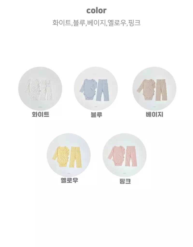 Lime & Blue - Korean Baby Fashion - #babygirlfashion - Organic Floral Bodysuit - 3
