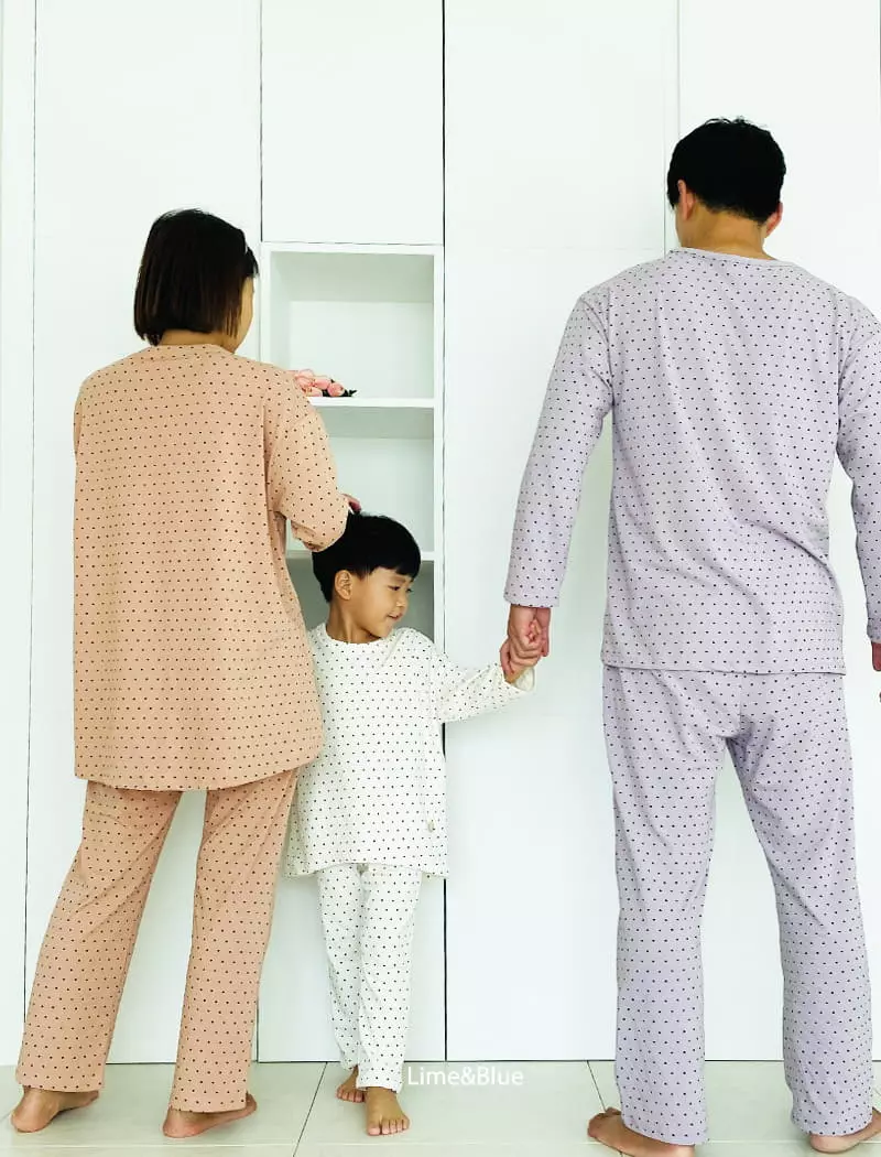 Lime & Blue - Korean Children Fashion - #childofig - Hear Best Family Easywear Mom - 6