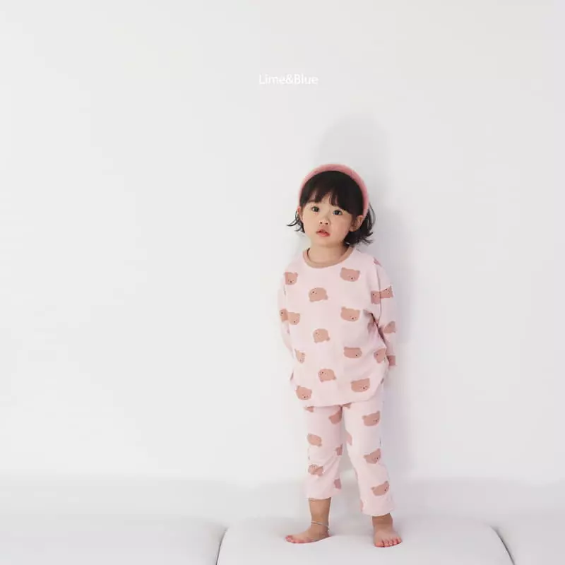 Lime & Blue - Korean Children Fashion - #childrensboutique - Bear Easywear - 6