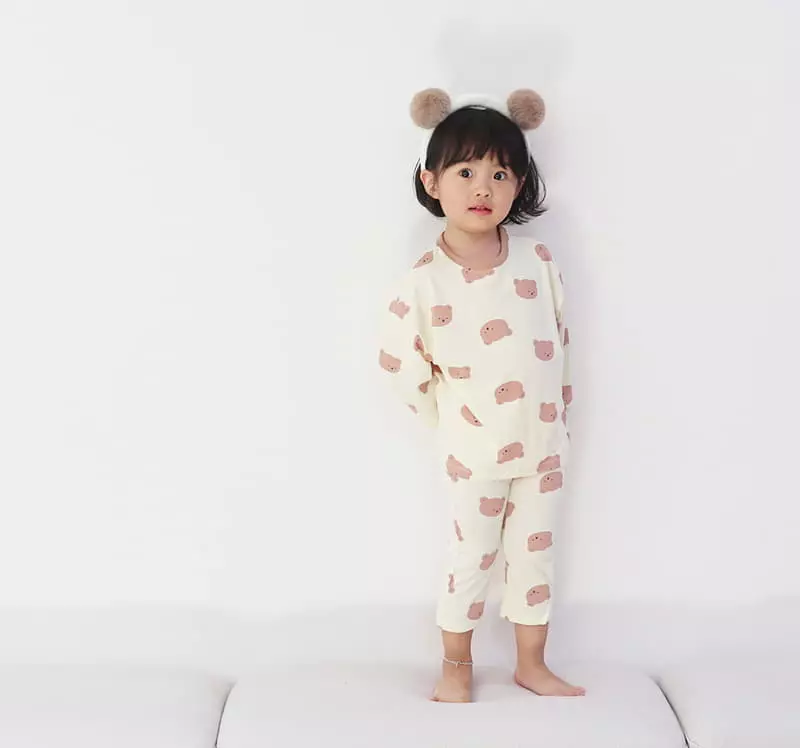 Lime & Blue - Korean Children Fashion - #designkidswear - Bear Easywear - 8