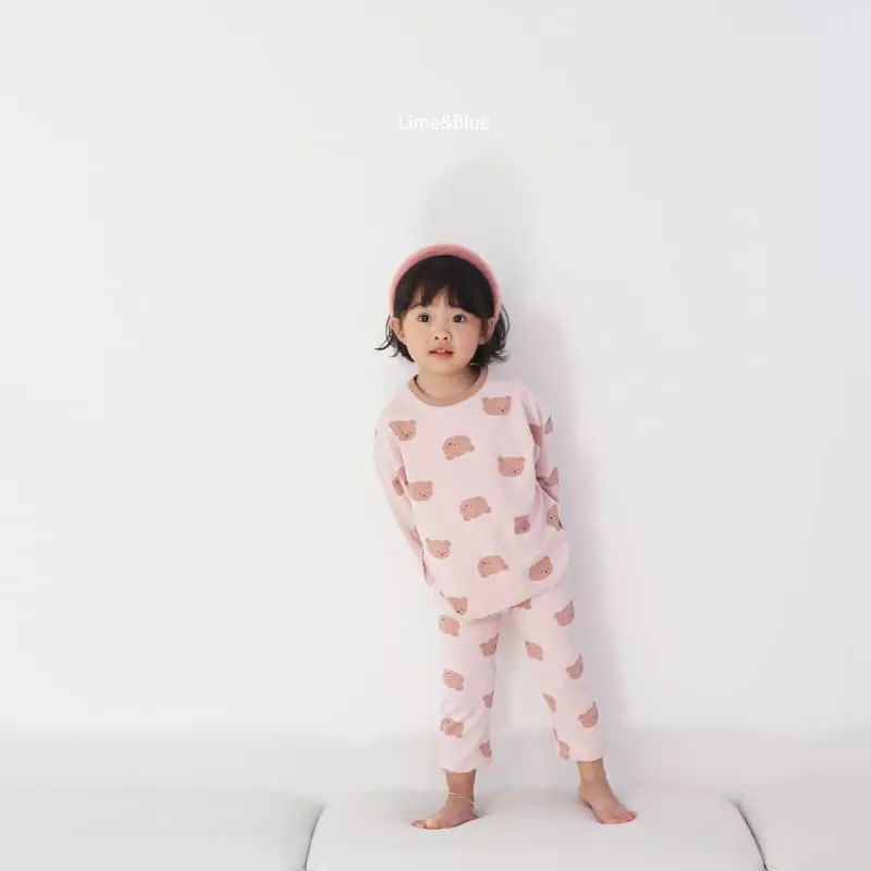Lime & Blue - Korean Children Fashion - #discoveringself - Bear Easywear - 8