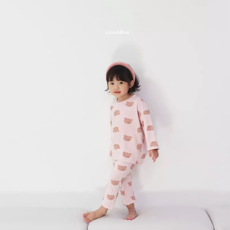 Lime & Blue - Korean Children Fashion - #fashionkids - Bear Easywear - 9
