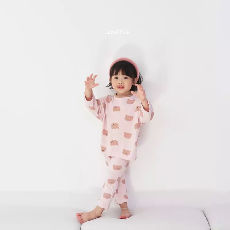 Lime & Blue - Korean Children Fashion - #kidsshorts - Bear Easywear - 10
