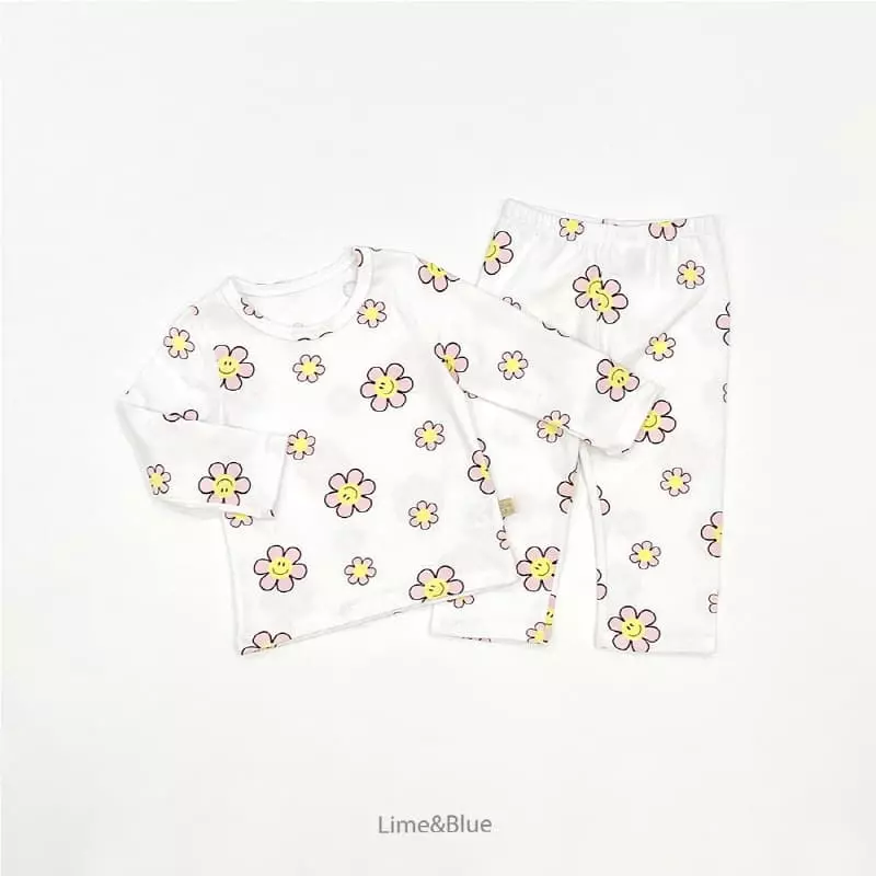 Lime & Blue - Korean Children Fashion - #kidzfashiontrend - Smile Daisy Easywear