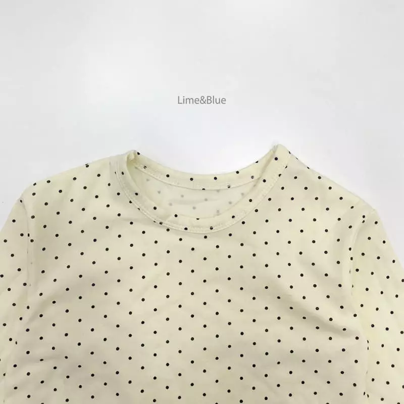 Lime & Blue - Korean Children Fashion - #magicofchildhood - Overfit Dot Easywear - 10