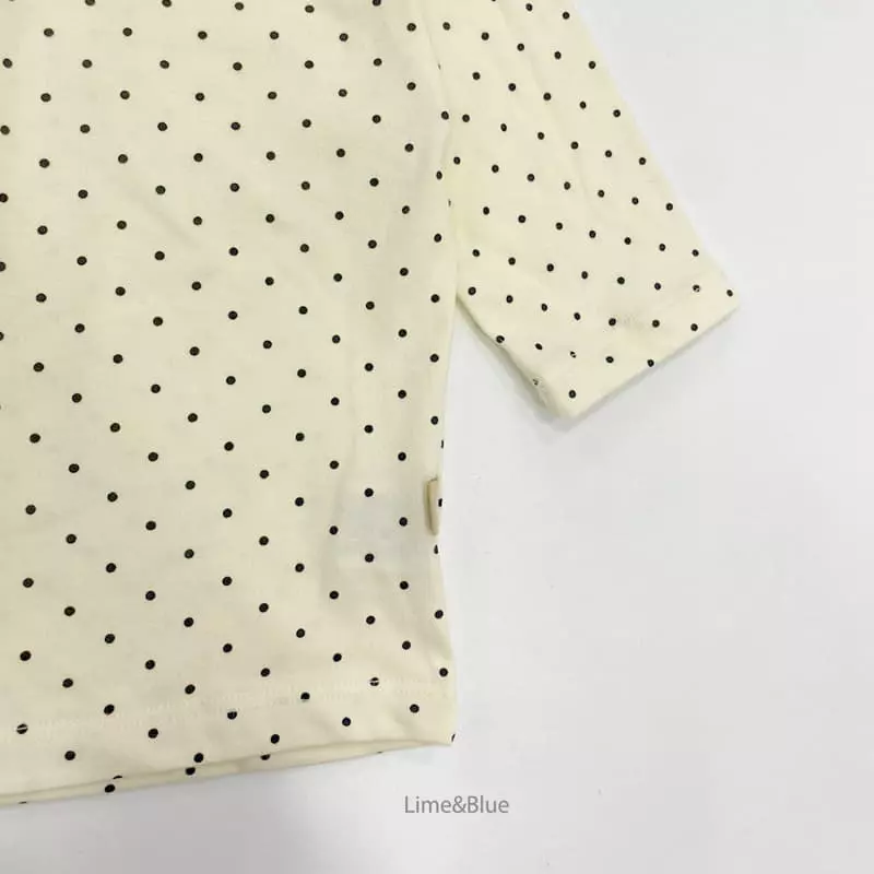 Lime & Blue - Korean Children Fashion - #minifashionista - Overfit Dot Easywear - 11