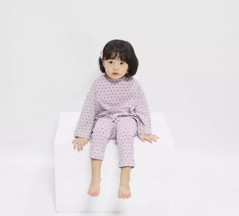 Lime & Blue - Korean Children Fashion - #minifashionista - Kid Heart Best Family Easywear - 6