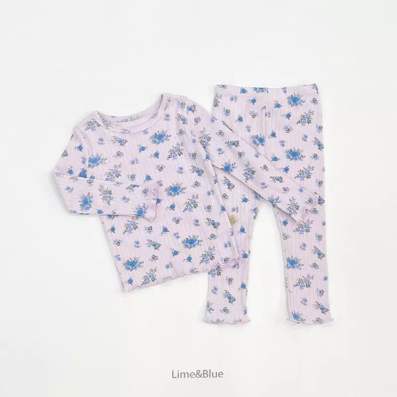 Lime & Blue - Korean Children Fashion - #prettylittlegirls - Veronica Easywear - 5