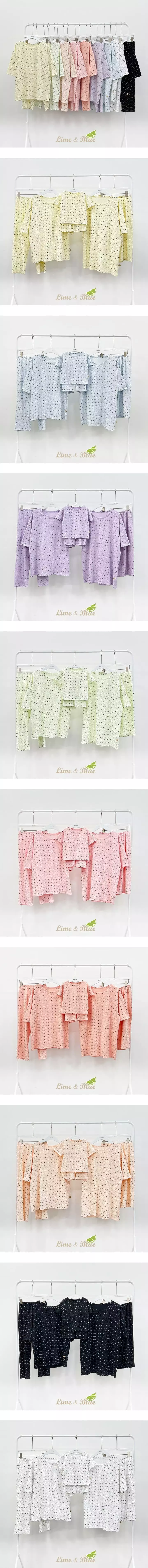 Lime & Blue - Korean Women Fashion - #momslook - Heart Celeb Easywear Mom Dad