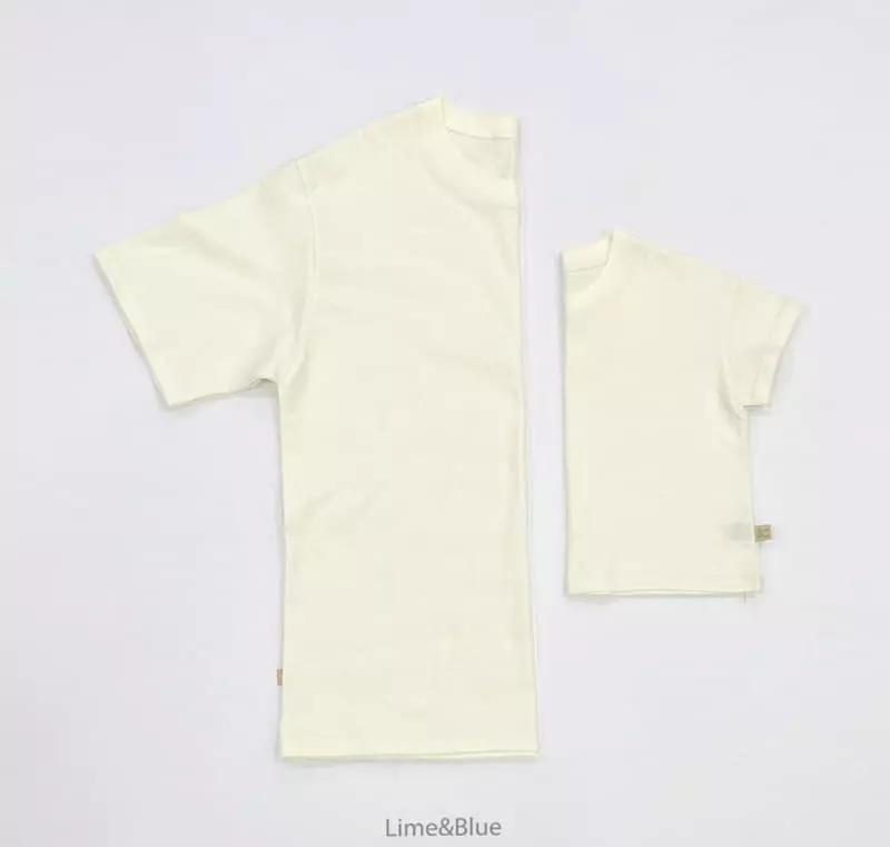 Lime & Blue - Korean Women Fashion - #shopsmall - Basic Tee Mom - 2