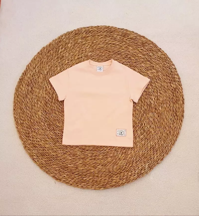 Little Rabbit - Korean Children Fashion - #kidsstore - Washing Mos Short Sleeves Tee - 4