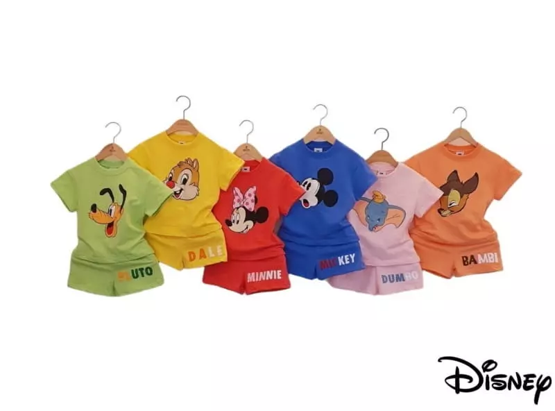 Little Rabbit - Korean Children Fashion - #littlefashionista - Mickey And Friends Top Bottom Set