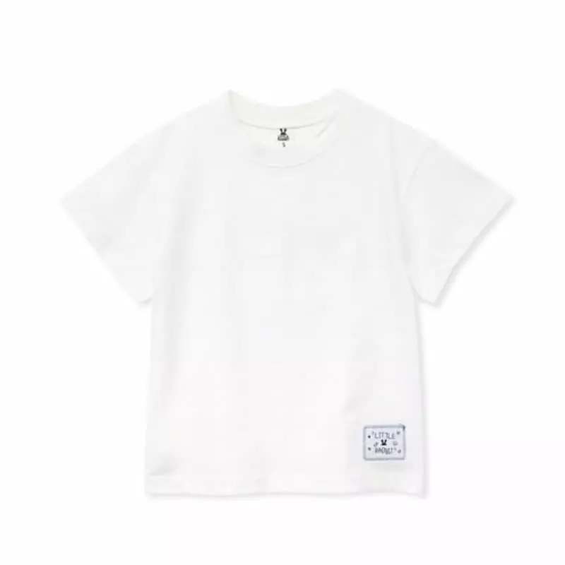 Little Rabbit - Korean Children Fashion - #magicofchildhood - Washing Mos Short Sleeves Tee - 7