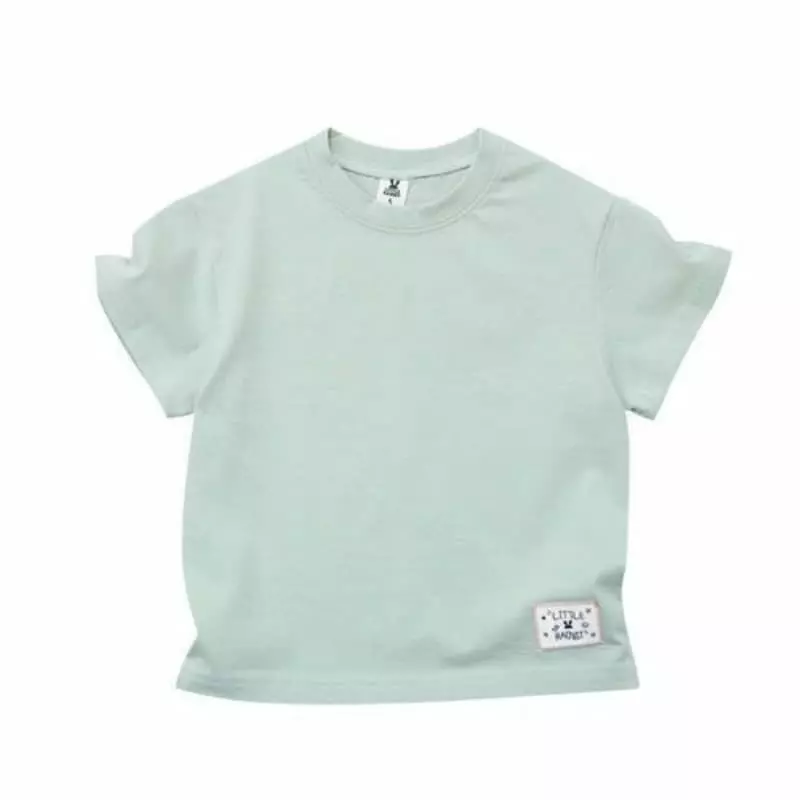 Little Rabbit - Korean Children Fashion - #minifashionista - Washing Mos Short Sleeves Tee - 8
