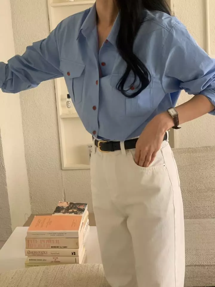 Loner - Korean Women Fashion - #momslook - Wood Shirt - 5