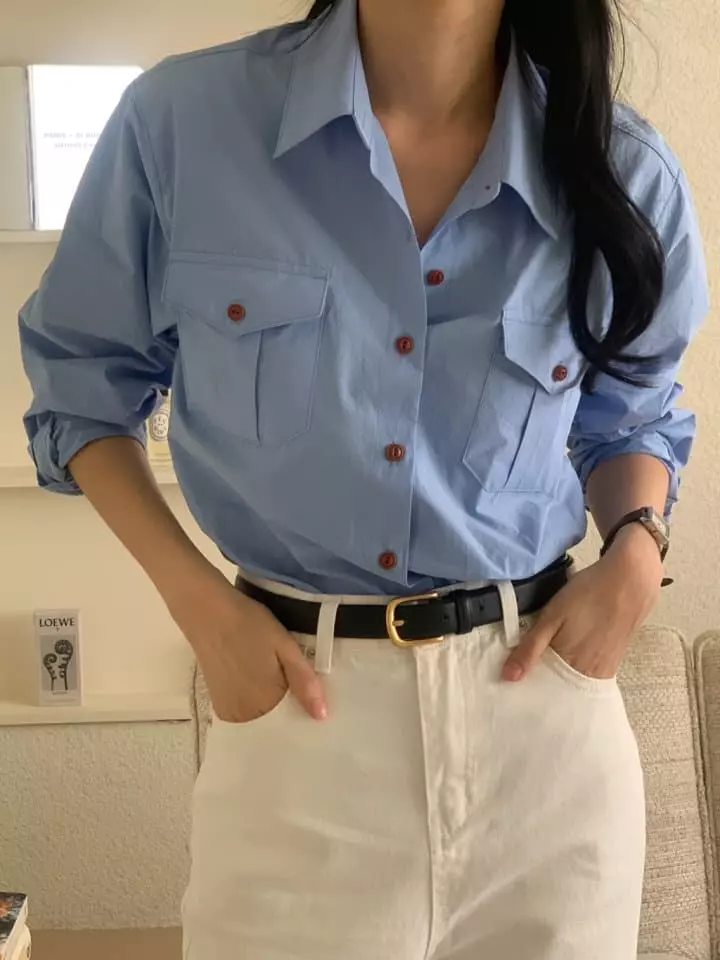 Loner - Korean Women Fashion - #romanticstyle - Wood Shirt