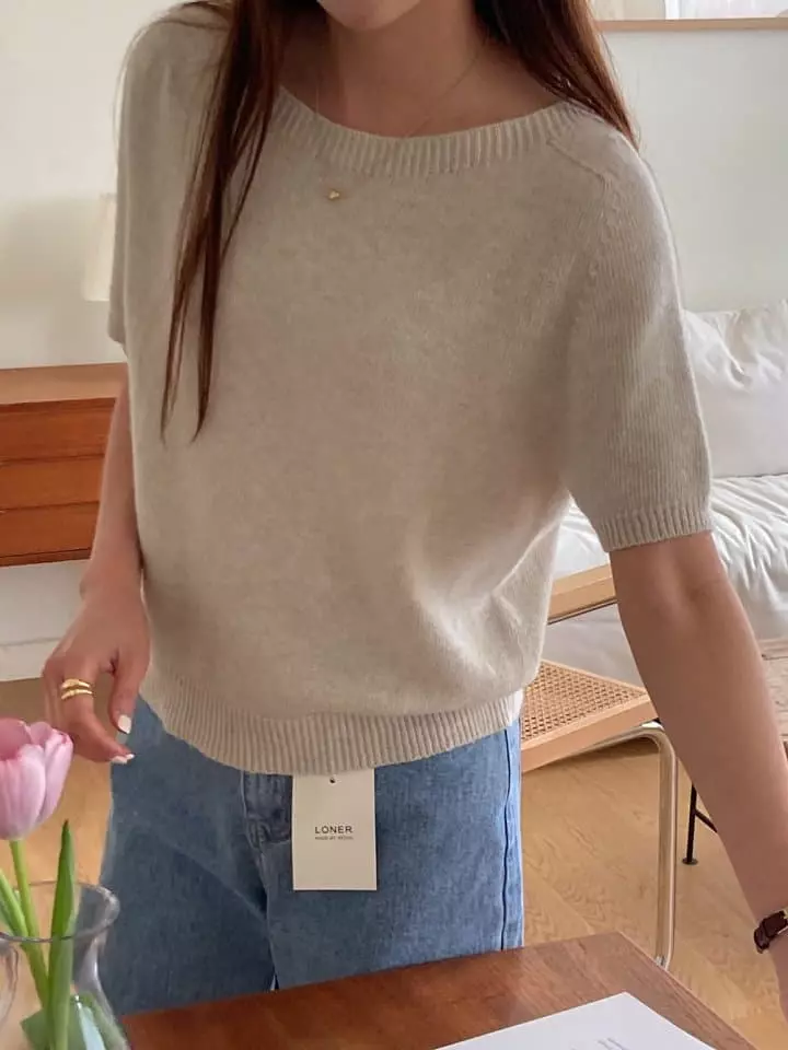 Loner - Korean Women Fashion - #womensfashion - Enbi Whole Gament Knit Tee - 9