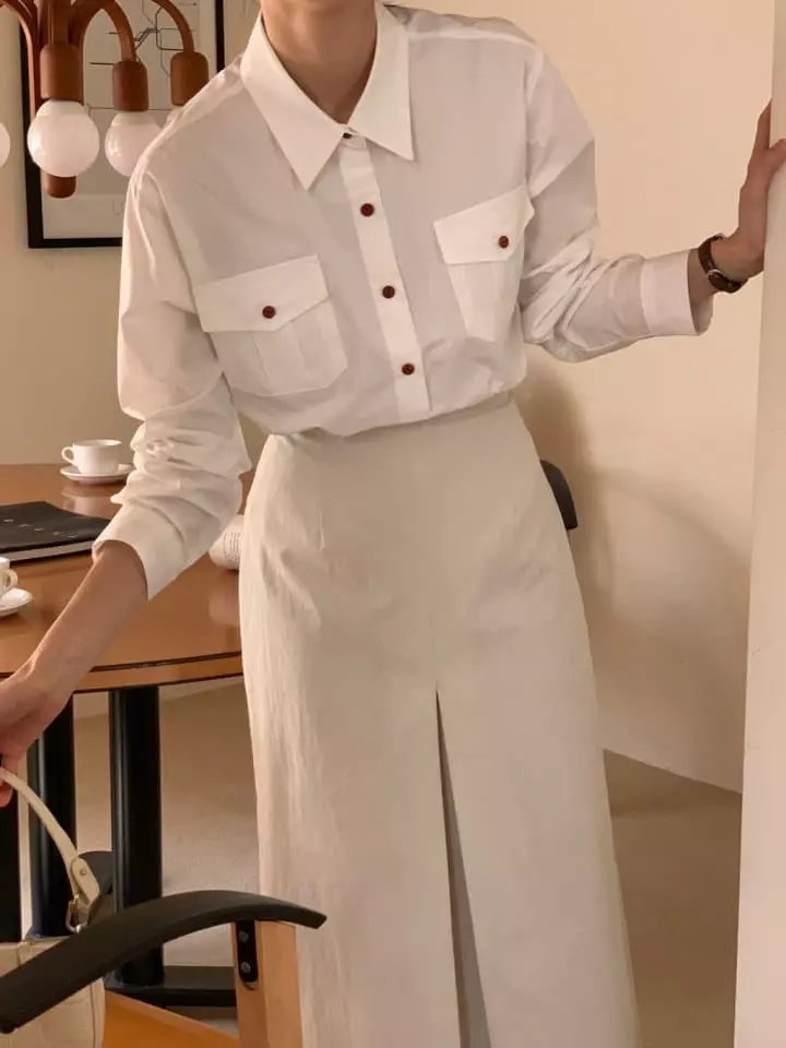Loner - Korean Women Fashion - #womensfashion - Wood Shirt - 10