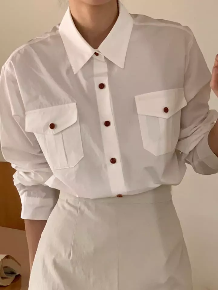 Loner - Korean Women Fashion - #womensfashion - Wood Shirt - 12