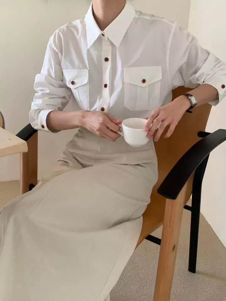 Loner - Korean Women Fashion - #womensfashion - Wood Shirt - 8