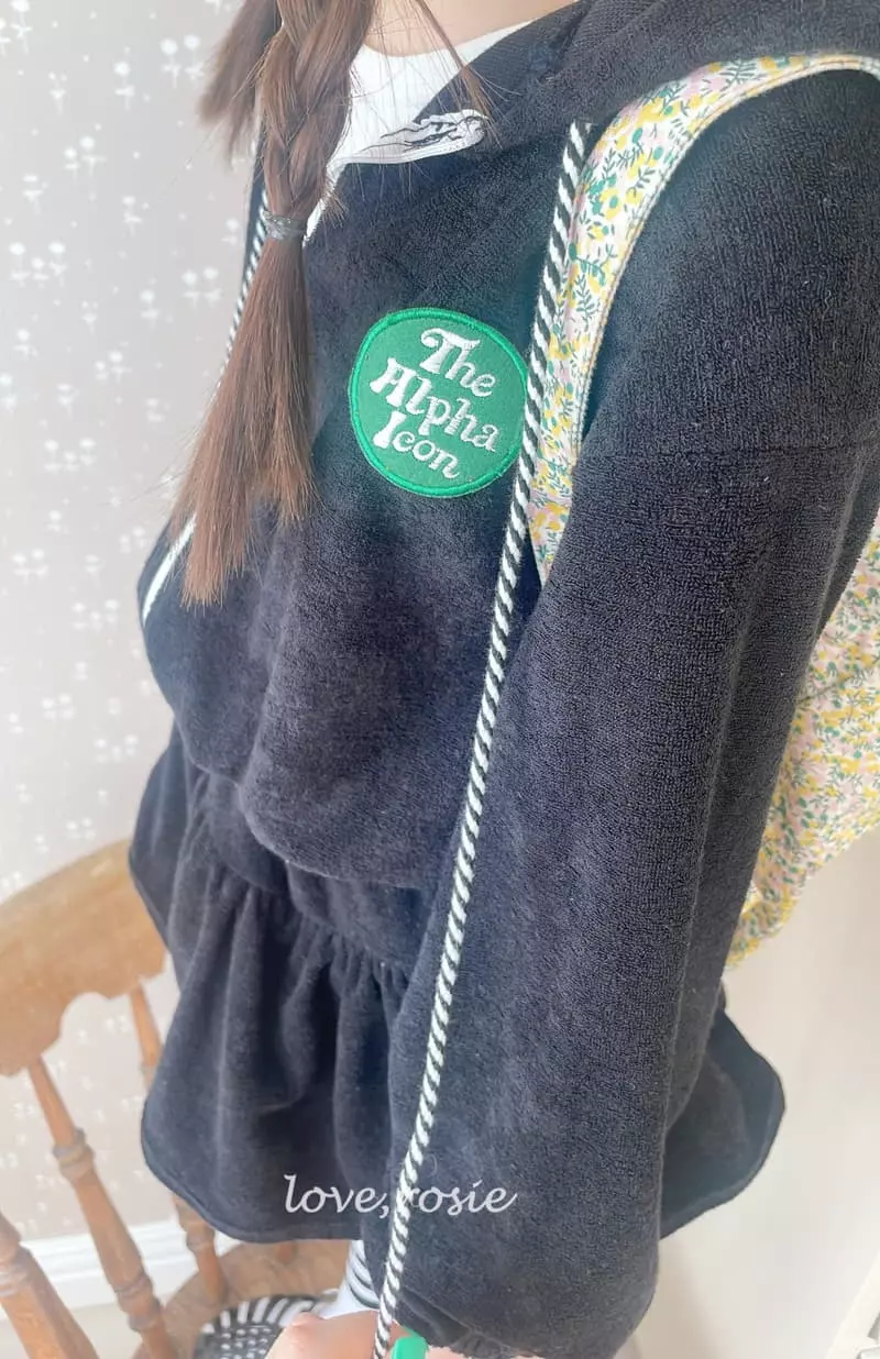 Love Rosie - Korean Children Fashion - #designkidswear - Terry Hoody Zip-up Bottom Set - 7