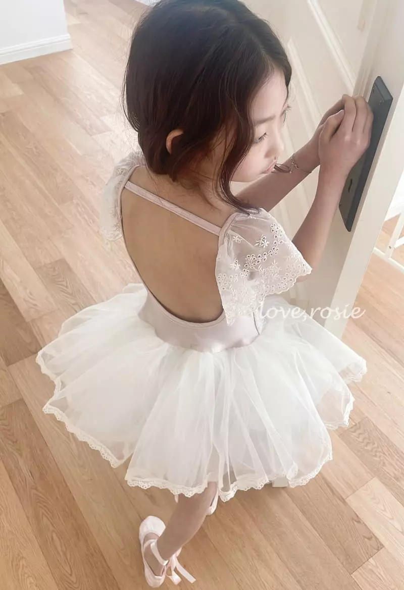Love Rosie - Korean Children Fashion - #designkidswear - Swan Vintage Lace Beret Wear - 6