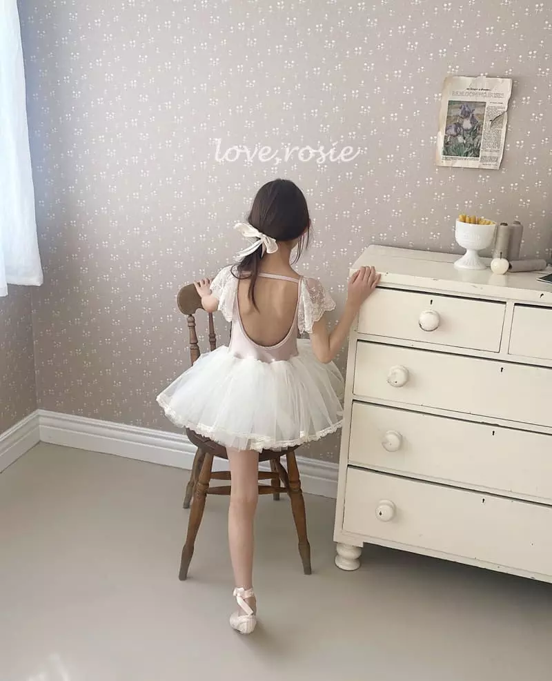 Love Rosie - Korean Children Fashion - #kidsshorts - Swan Vintage Lace Beret Wear - 9