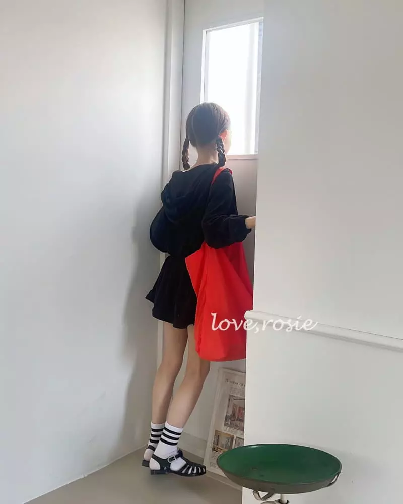 Love Rosie - Korean Children Fashion - #toddlerclothing - Terry Hoody Zip-up Bottom Set - 3