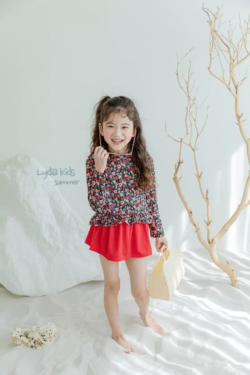 Lydia - Korean Children Fashion - #childofig - Bono Swimwear Top Bottom Set - 2
