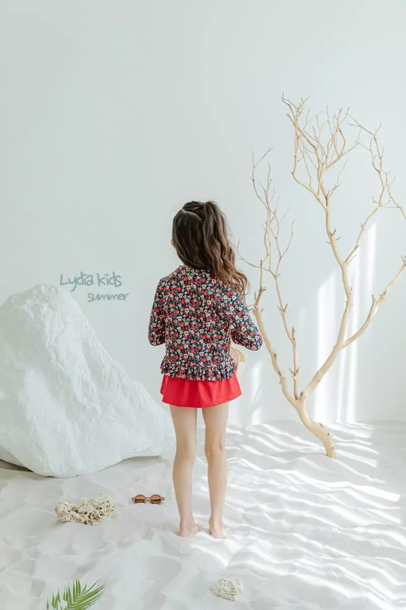 Lydia - Korean Children Fashion - #childofig - Bono Swimwear Top Bottom Set - 3