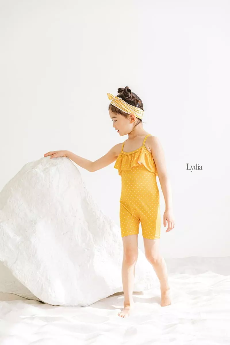 Lydia - Korean Children Fashion - #childrensboutique - Dot Swimwear
