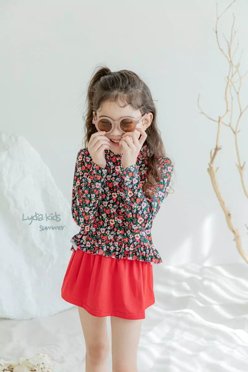 Lydia - Korean Children Fashion - #littlefashionista - Bono Swimwear Top Bottom Set - 12