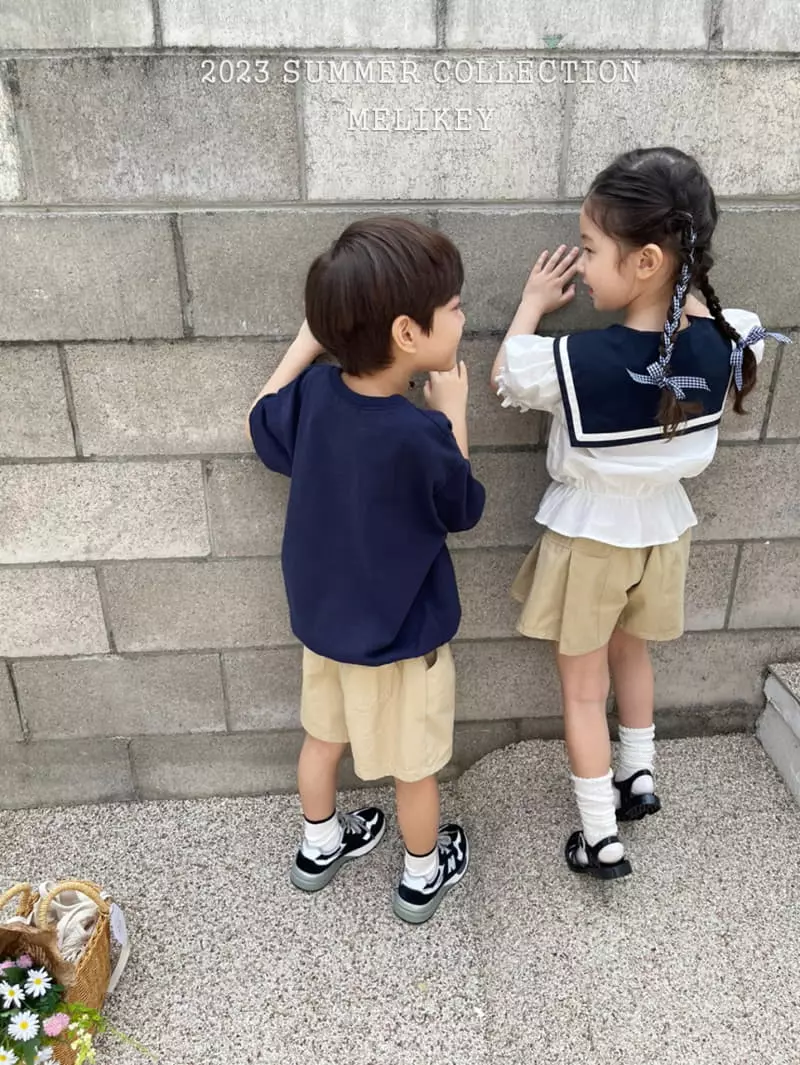 Melikey - Korean Children Fashion - #Kfashion4kids - Sailor Puff Blouse - 6