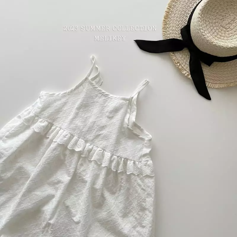Melikey - Korean Children Fashion - #designkidswear - Frill Sleeveless One-piece - 9