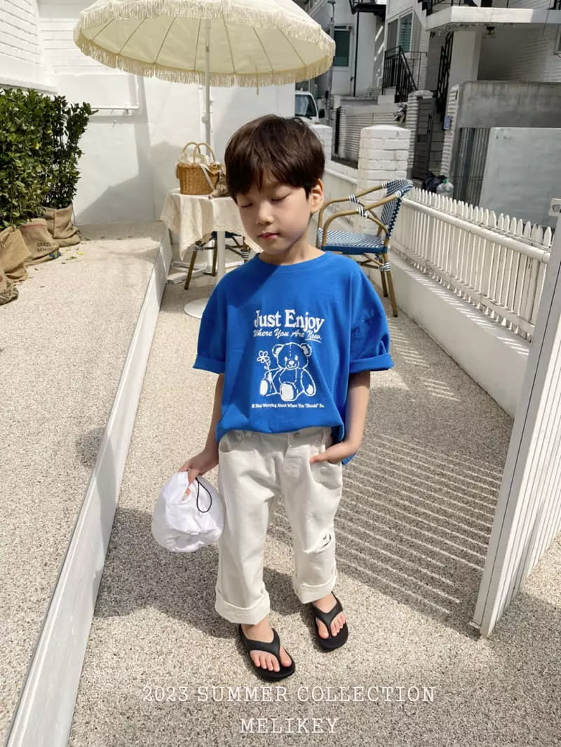Melikey - Korean Children Fashion - #designkidswear - Slit Vintage Pants - 4