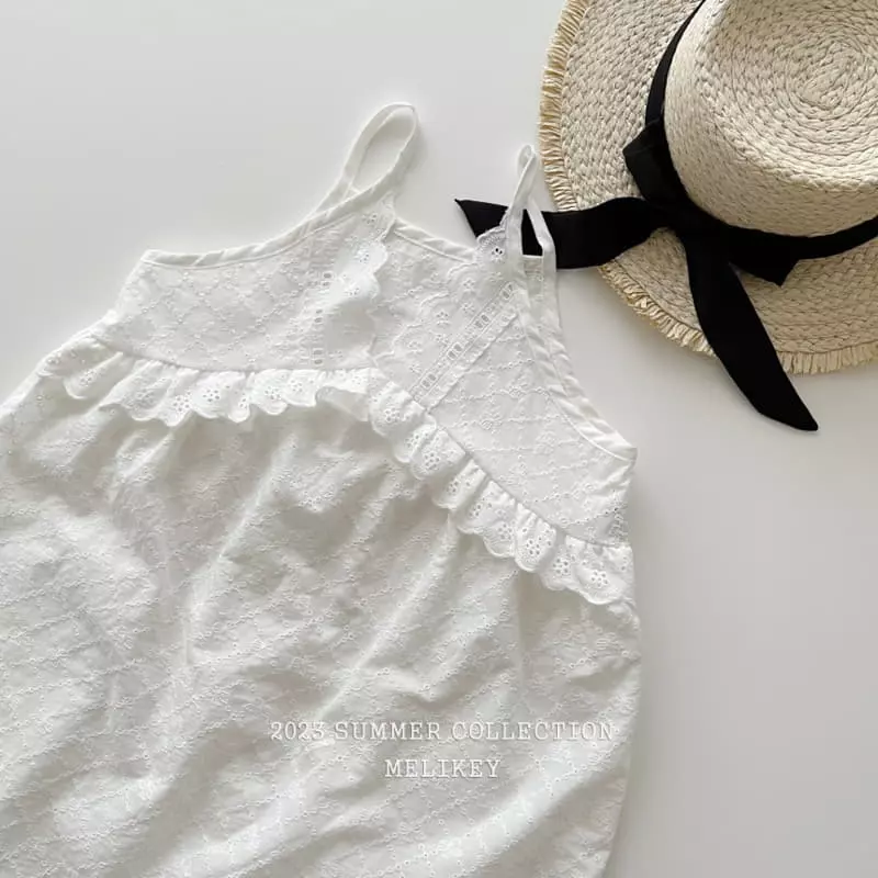 Melikey - Korean Children Fashion - #discoveringself - Frill Sleeveless One-piece - 10