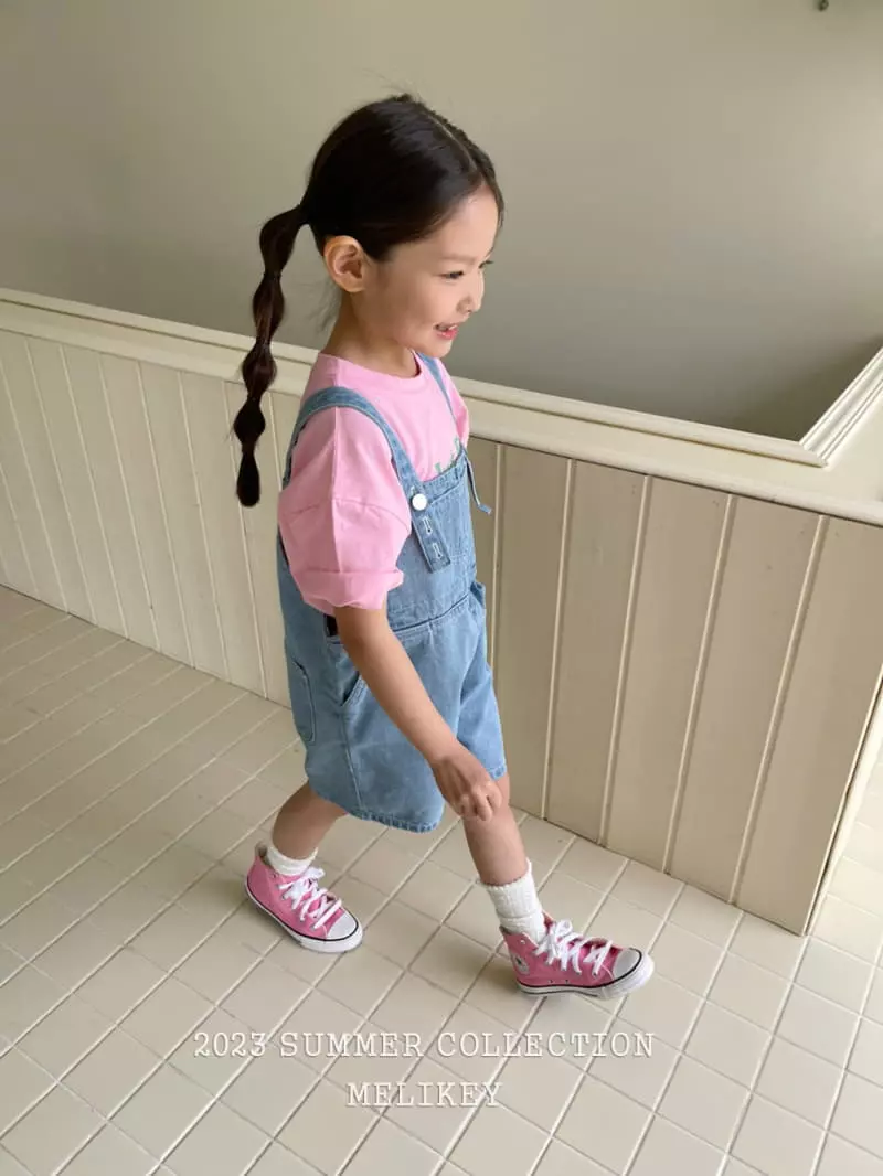 Melikey - Korean Children Fashion - #kidsshorts - Cucu Dungarees Pants - 10
