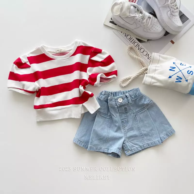 Melikey - Korean Children Fashion - #littlefashionista - Side Wrinkle Skirt Shorts - 12
