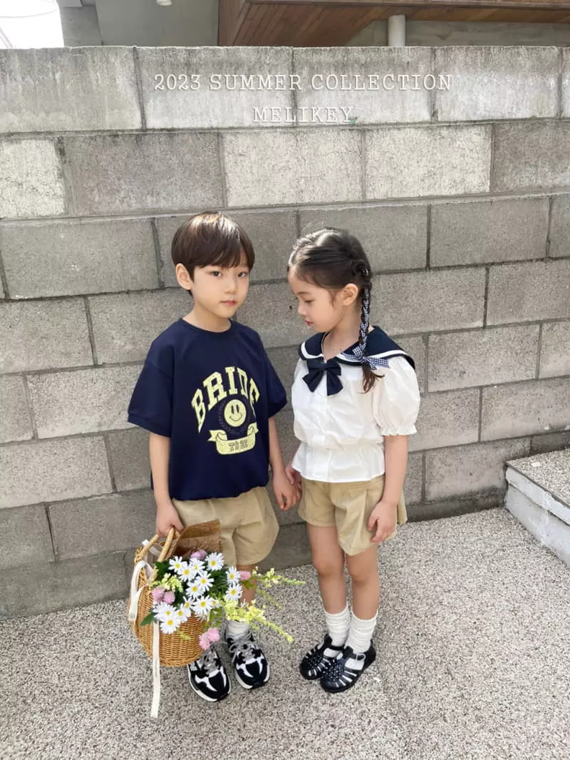 Melikey - Korean Children Fashion - #magicofchildhood - Sailor Puff Blouse - 8