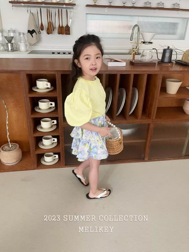 Melikey - Korean Children Fashion - #minifashionista - Water Paint Frill Skirt - 5