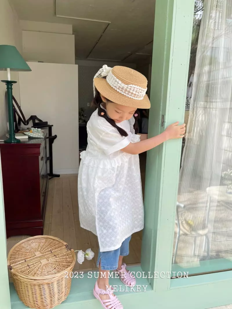 Melikey - Korean Children Fashion - #prettylittlegirls - Frill Sleeveless One-piece - 3