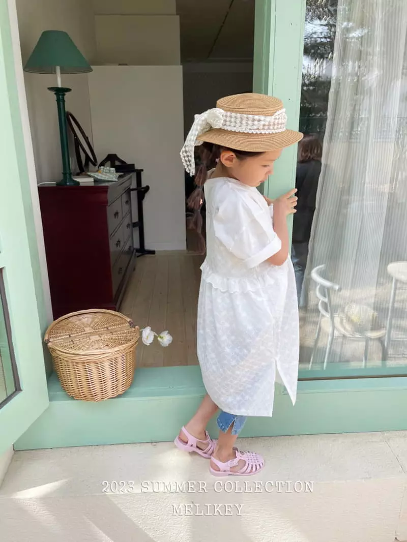 Melikey - Korean Children Fashion - #toddlerclothing - Frill Sleeveless One-piece - 5