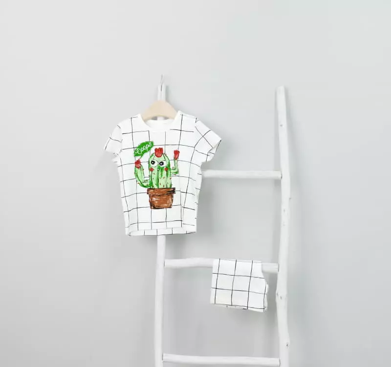 Mellis - Korean Children Fashion - #Kfashion4kids - Check Sluv Cotton Modal