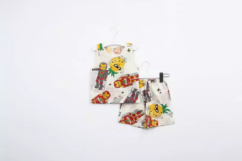 Mellis - Korean Children Fashion - #kidsstore - Pine Man Sleeveless Set - 2